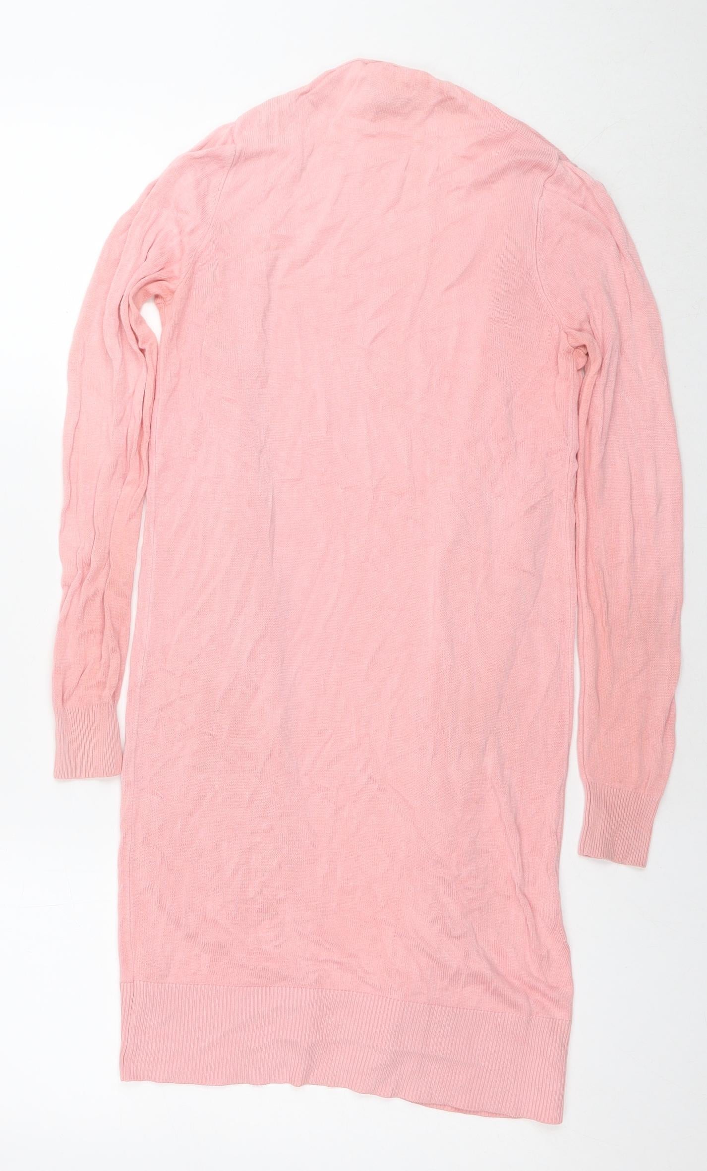 Womens UK Size XS Oasis Pink Cardigan Jumper