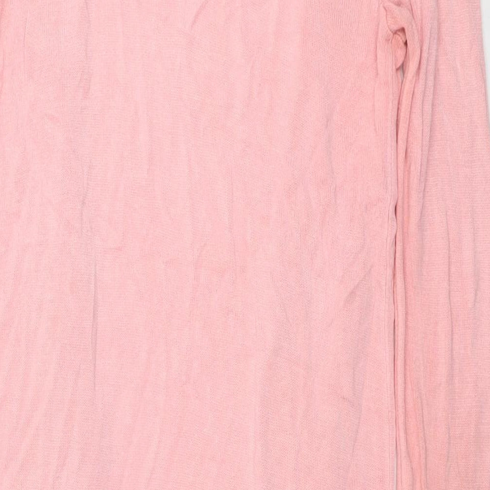 Womens UK Size XS Oasis Pink Cardigan Jumper