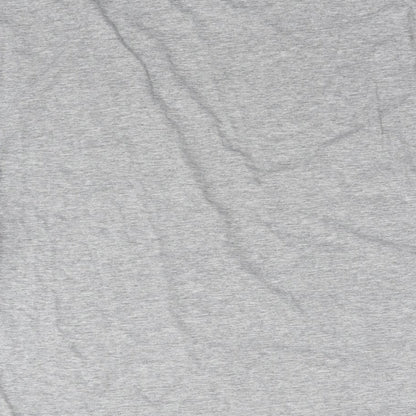 UrbanSpirit Mens Grey Cotton T-Shirt Size L Round Neck - South Bay