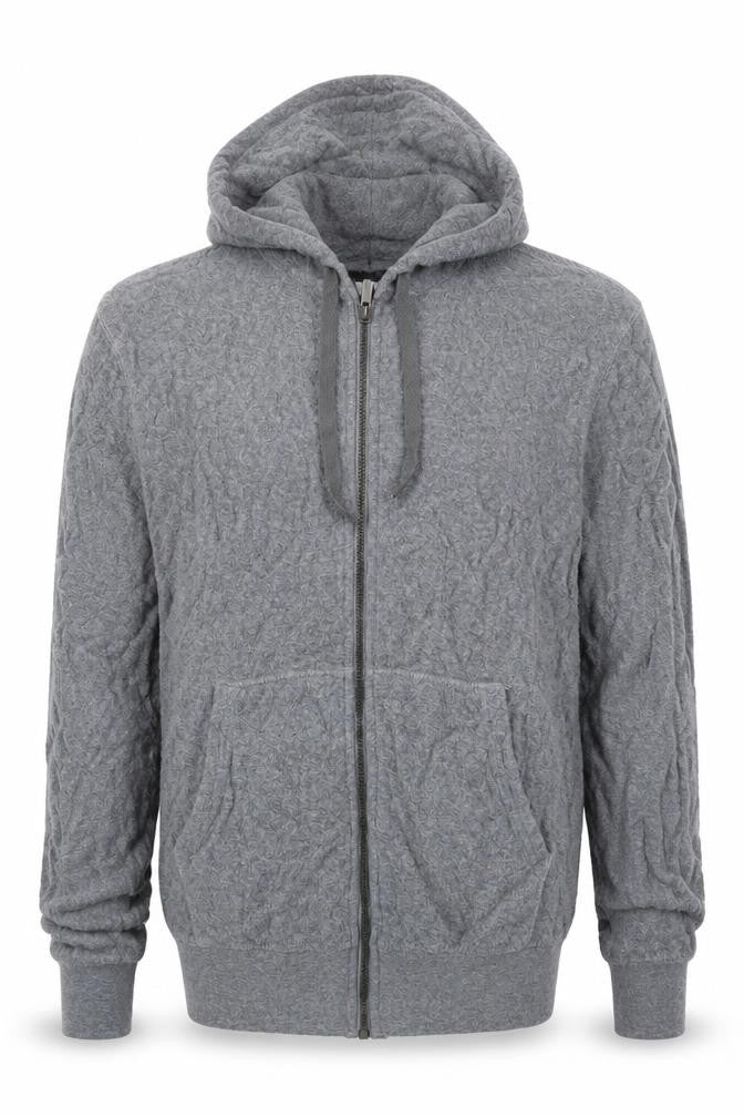 Mens UK Size S Marks and Spencer Grey Full Zip Hoodie
