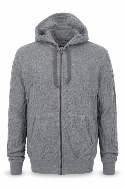 Mens UK Size S Marks and Spencer Grey Full Zip Hoodie