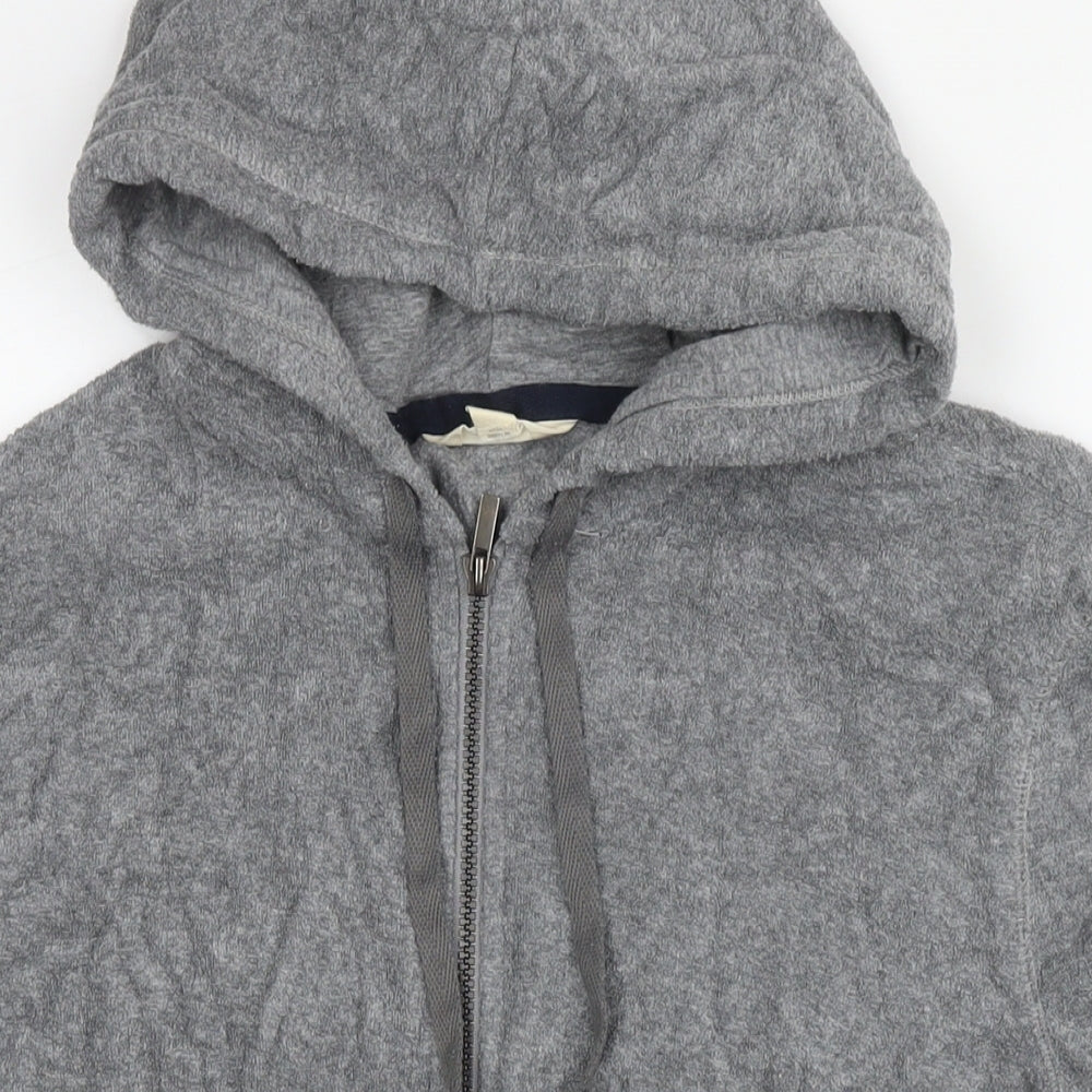 Mens UK Size S Marks and Spencer Grey Full Zip Hoodie