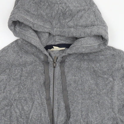 Mens UK Size S Marks and Spencer Grey Full Zip Hoodie