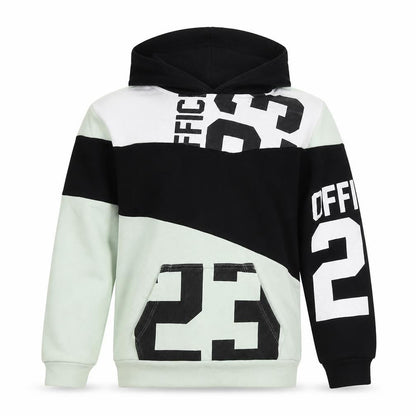 River Island Boys Green Cotton Pullover Hoodie Size 7-8 Years Pullover - 23