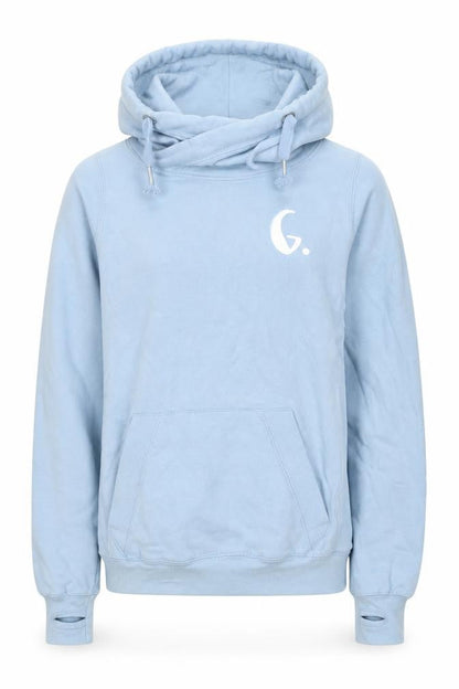 Just Coops & Lu Womens Blue Cotton Pullover Hoodie Size S Pullover - G