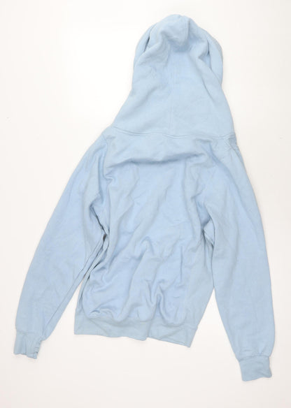 Just Coops & Lu Womens Blue Cotton Pullover Hoodie Size S Pullover - G