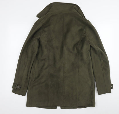 Womens UK Size 10 NEXT Green Kimono Coat