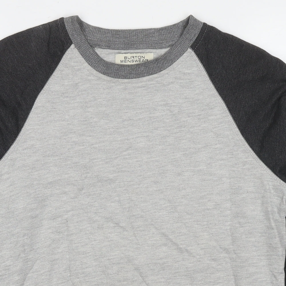 Mens UK Size S Burton Grey Pullover Sweatshirt