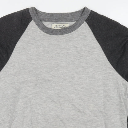 Mens UK Size S Burton Grey Pullover Sweatshirt