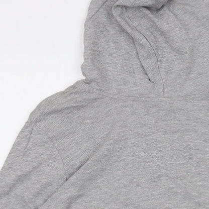 Womens UK Size M H&M Grey Full Zip Hoodie