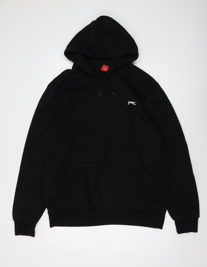 Mens UK Size L Slazenger Black Pullover Hoodie