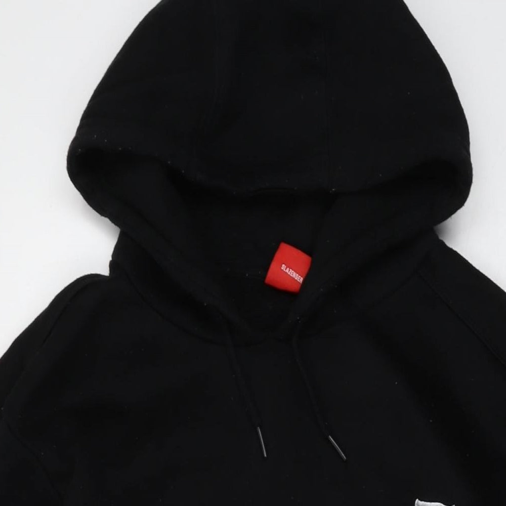 Mens UK Size L Slazenger Black Pullover Hoodie