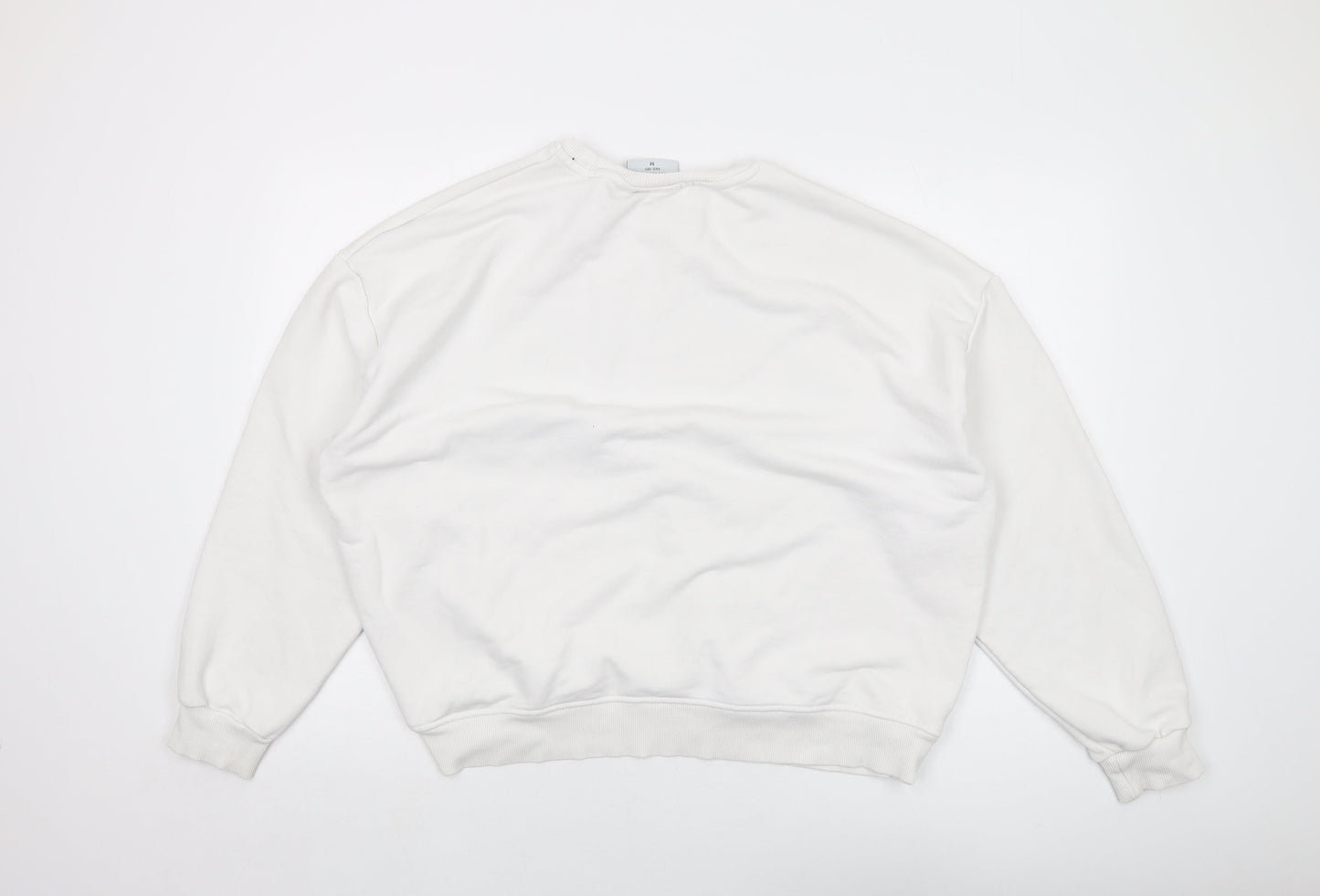 Womens UK Size 12 MSU White Pullover Sweatshirt