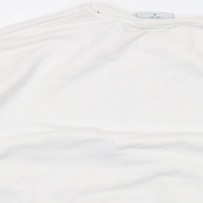 Womens UK Size 12 MSU White Pullover Sweatshirt