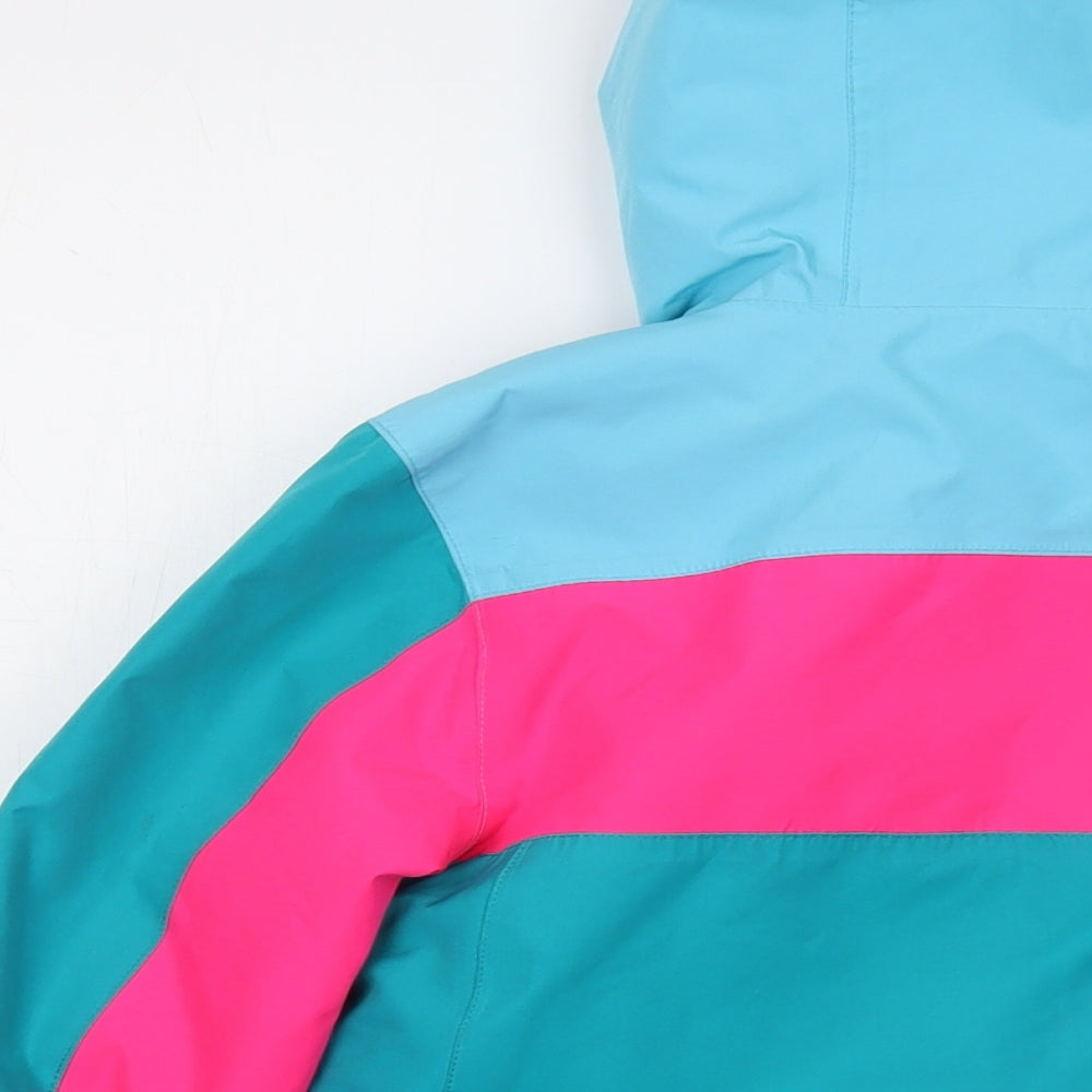 Camprio Girls Blue Jacket Size 7-8 Years Zip