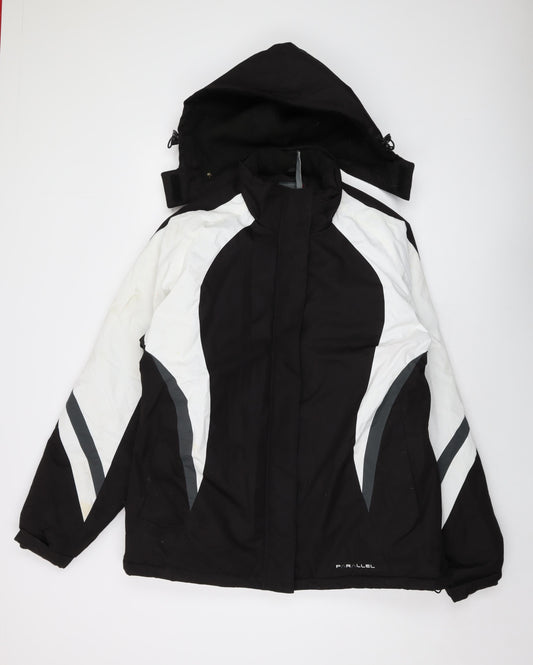 Parallel Womens Beige Jacket Size 16 Zip