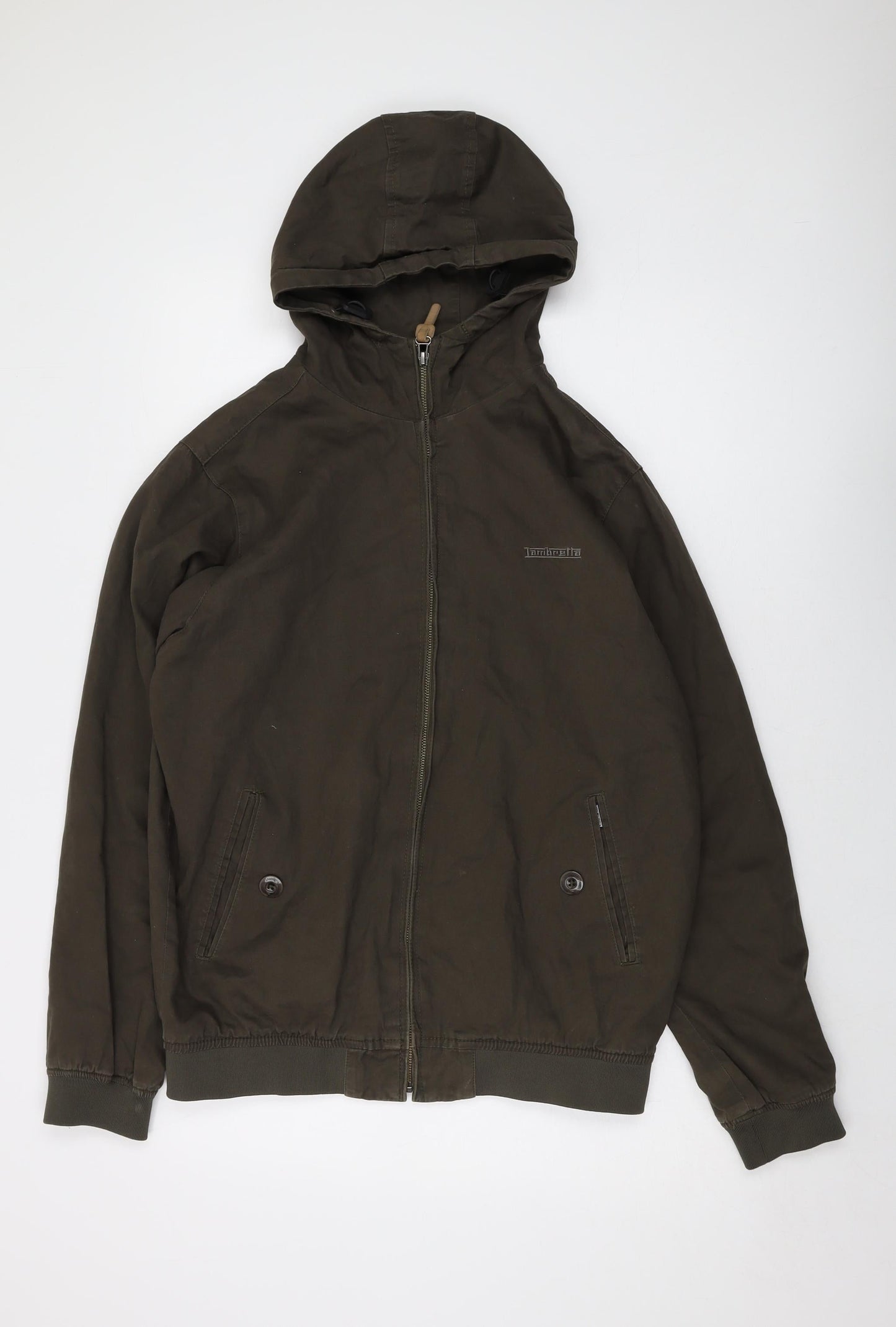 Mens UK Size L Lambretta Brown Jacket