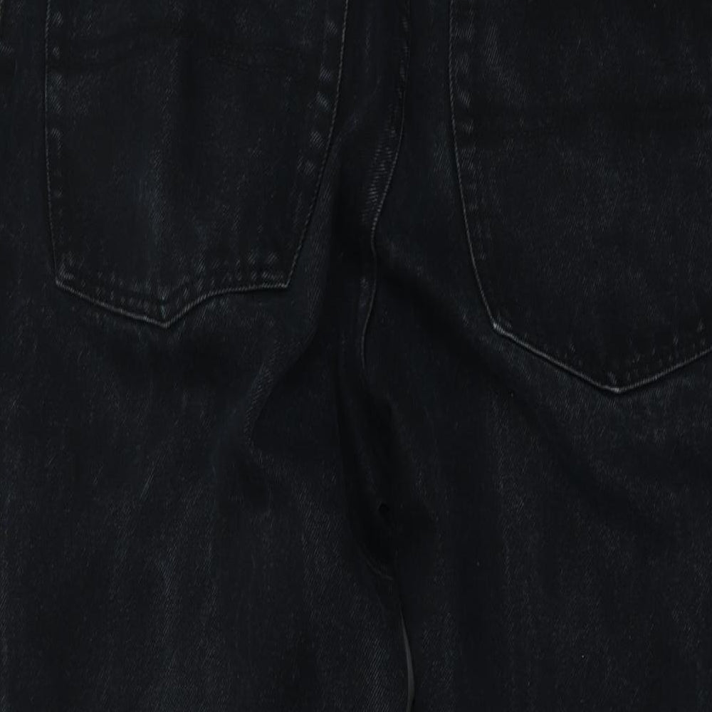 Stealth Womens Blue Cotton Mom Jeans Size 34 in L27 in Regular Button