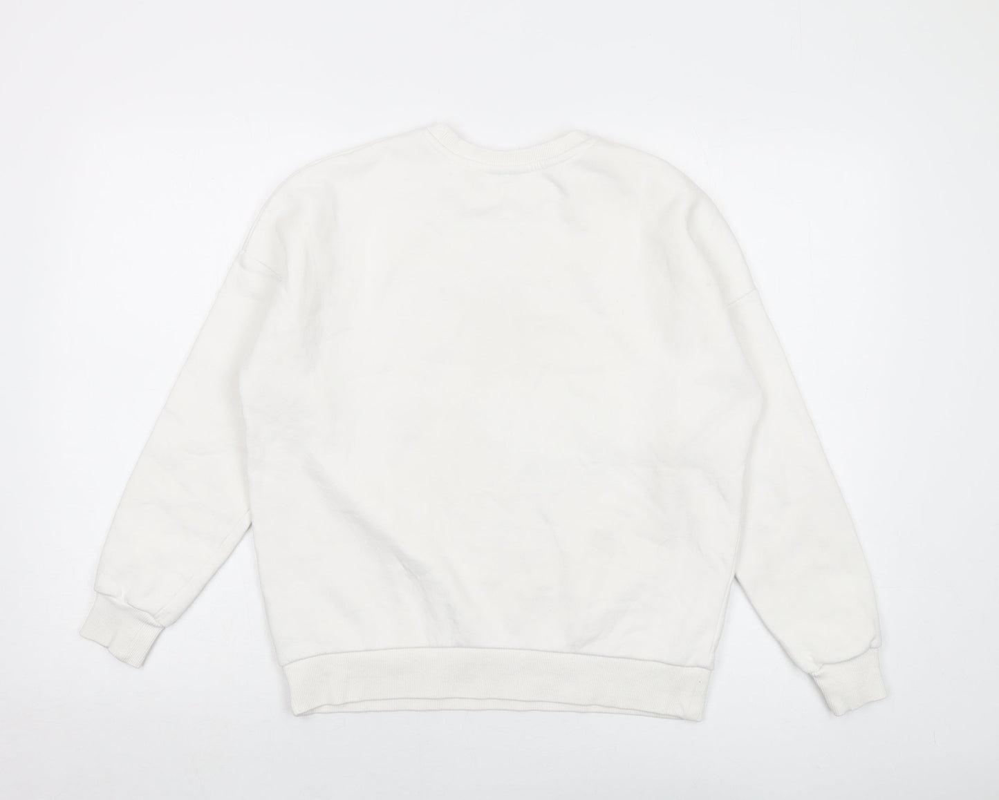 Ramones Womens Ivory Cotton Pullover Sweatshirt Size 10 Pullover