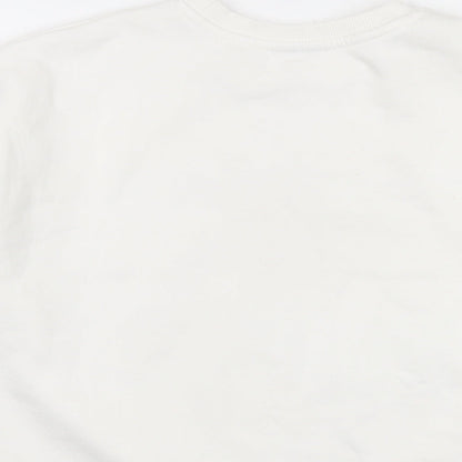 Ramones Womens Ivory Cotton Pullover Sweatshirt Size 10 Pullover
