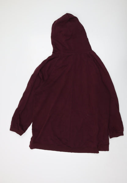 Gap Womens Red Cotton Full Zip Hoodie Size XL Zip