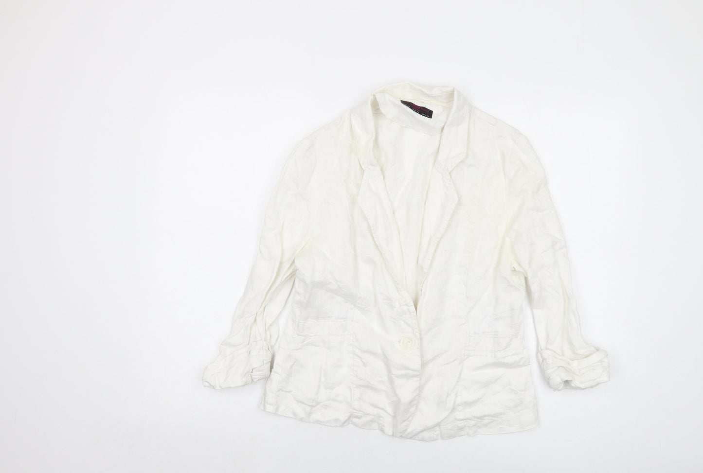 Womens UK Size 12 New Look Ivory Jacket