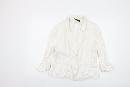 Womens UK Size 12 New Look Ivory Jacket