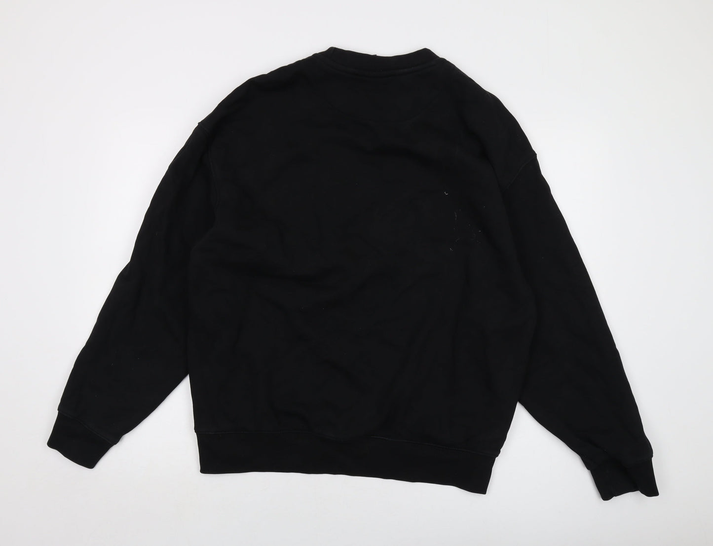 Mens UK Size L H&M Black Pullover Sweatshirt