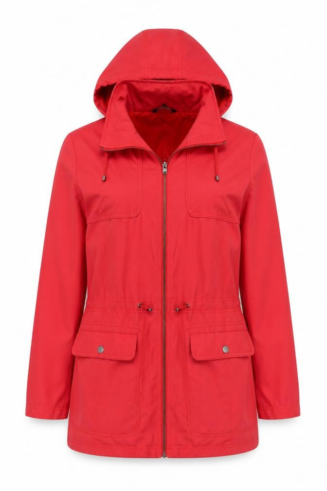 Marks & Spencer Womens Pink Parka Jacket Size 10 Zip