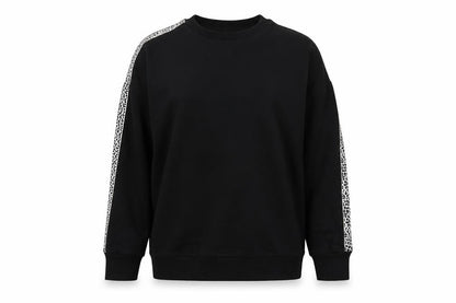 LIVE Womens Black Cotton Pullover Sweatshirt Size 12 Pullover