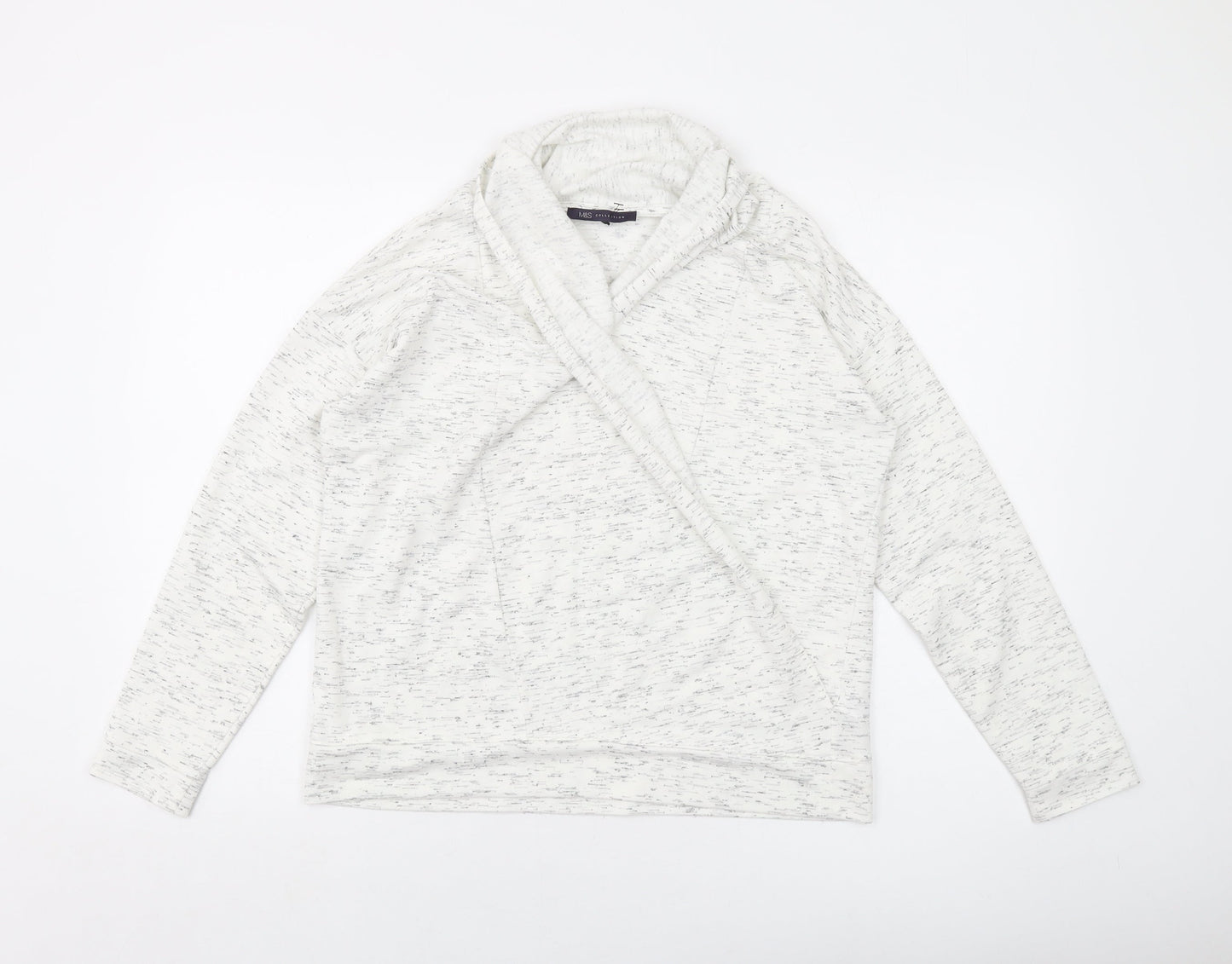 Womens UK Size 14 Marks and Spencer Ivory Pullover Sweatshirt