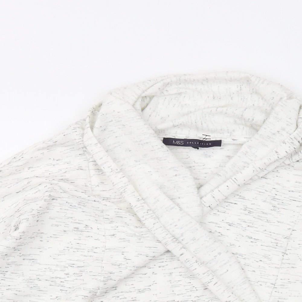 Womens UK Size 14 Marks and Spencer Ivory Pullover Sweatshirt