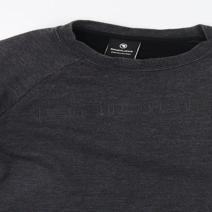 Endura Womens Grey Cotton Pullover Sweatshirt Size S Pullover