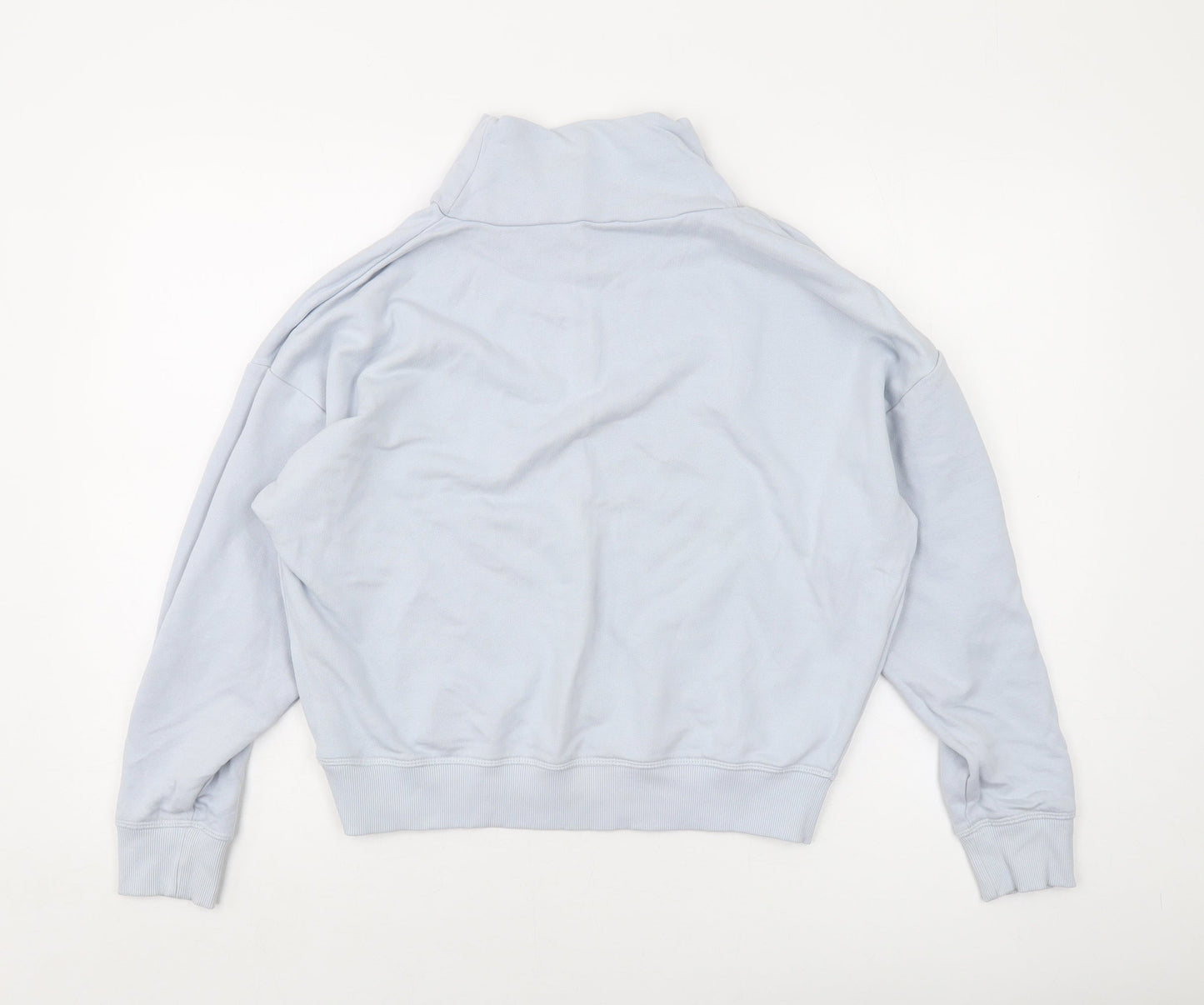 Lidex Womens Blue Cotton Pullover Sweatshirt Size M Pullover