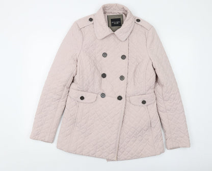 Principles Womens Pink Jacket Size 12 Button