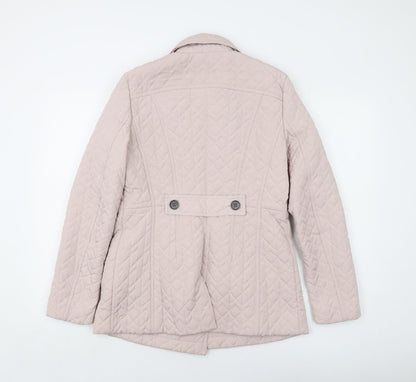 Principles Womens Pink Jacket Size 12 Button