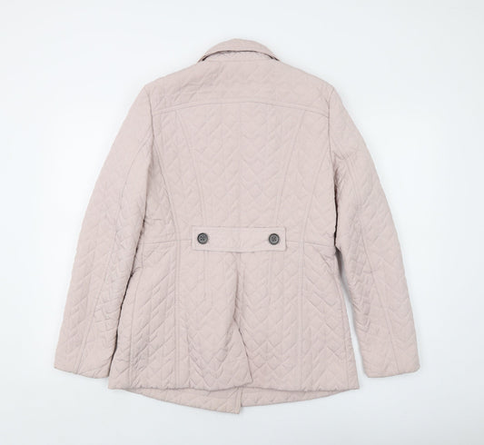 Principles Womens Pink Jacket Size 12 Button