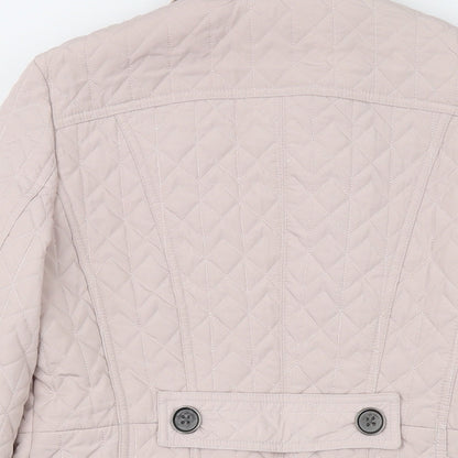 Principles Womens Pink Jacket Size 12 Button