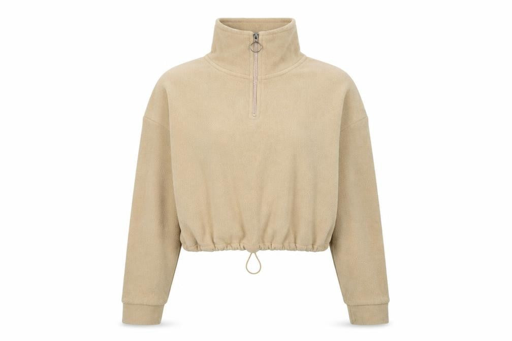 Womens UK Size S Brave Soul Beige Pullover Sweatshirt