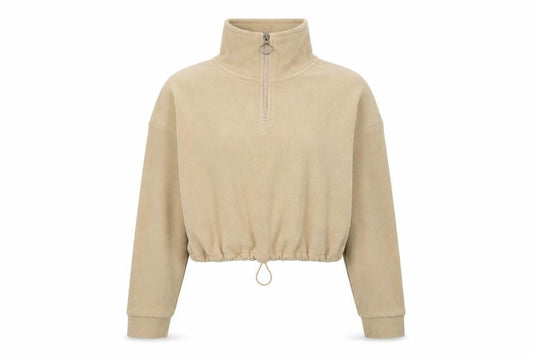 Womens UK Size S Brave Soul Beige Pullover Sweatshirt
