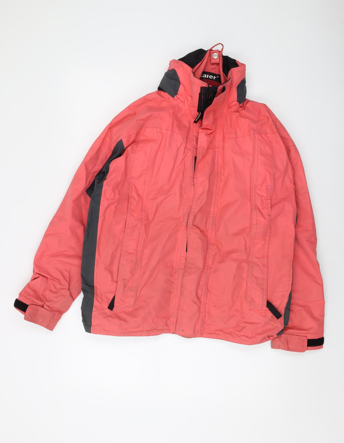 Additional front view of Maier girls’ pink jacket, size 14, years zip