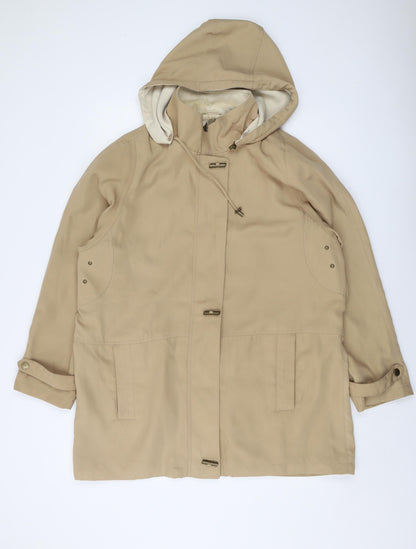 Womens UK Size 18 David Barry Beige Jacket
