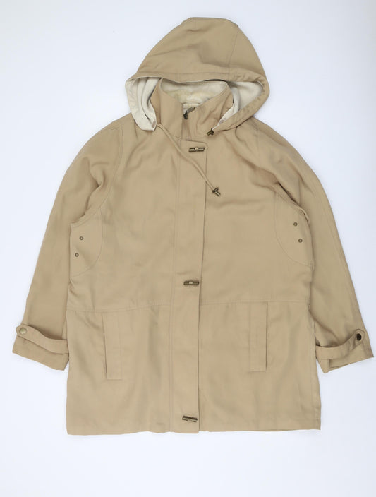 Womens UK Size 18 David Barry Beige Jacket