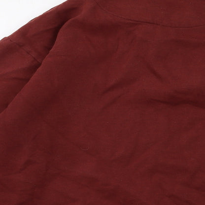 Mens UK Size M Springfield Red Pullover Sweatshirt