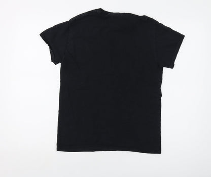 Womens UK Size S Star Wars Black Basic T-Shirt