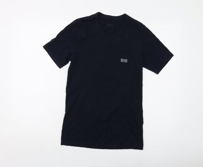 Mens UK Size S Boss Blue  T-Shirt