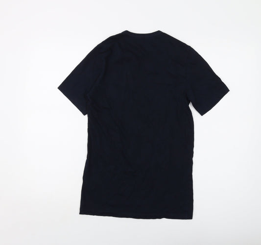 Mens UK Size S Boss Blue  T-Shirt