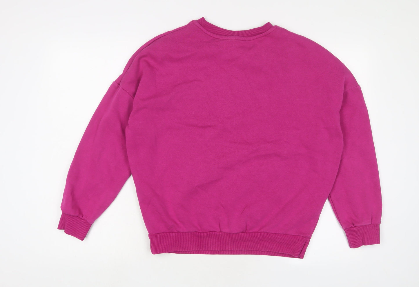 New York Womens Purple Cotton Pullover Sweatshirt Size S Pullover
