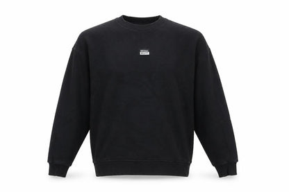 Mens UK Size L Topman Black Pullover Sweatshirt