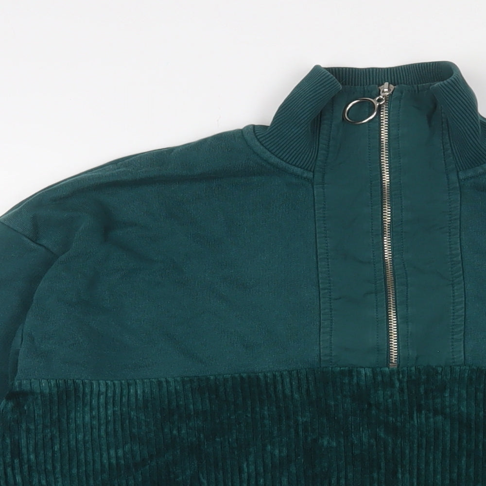 Topman Mens Blue Cotton Pullover Sweatshirt Size XS